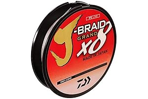 Daiwa J-Braid x8 Grand Multifilament Braided Line, 150 Yards