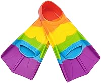 Vista 15 de Fadgesy Swimming Training Fins,Comfortable Silicone Flippers for Swimming and Diving,Size Suitable Kids Girls Boys Adult