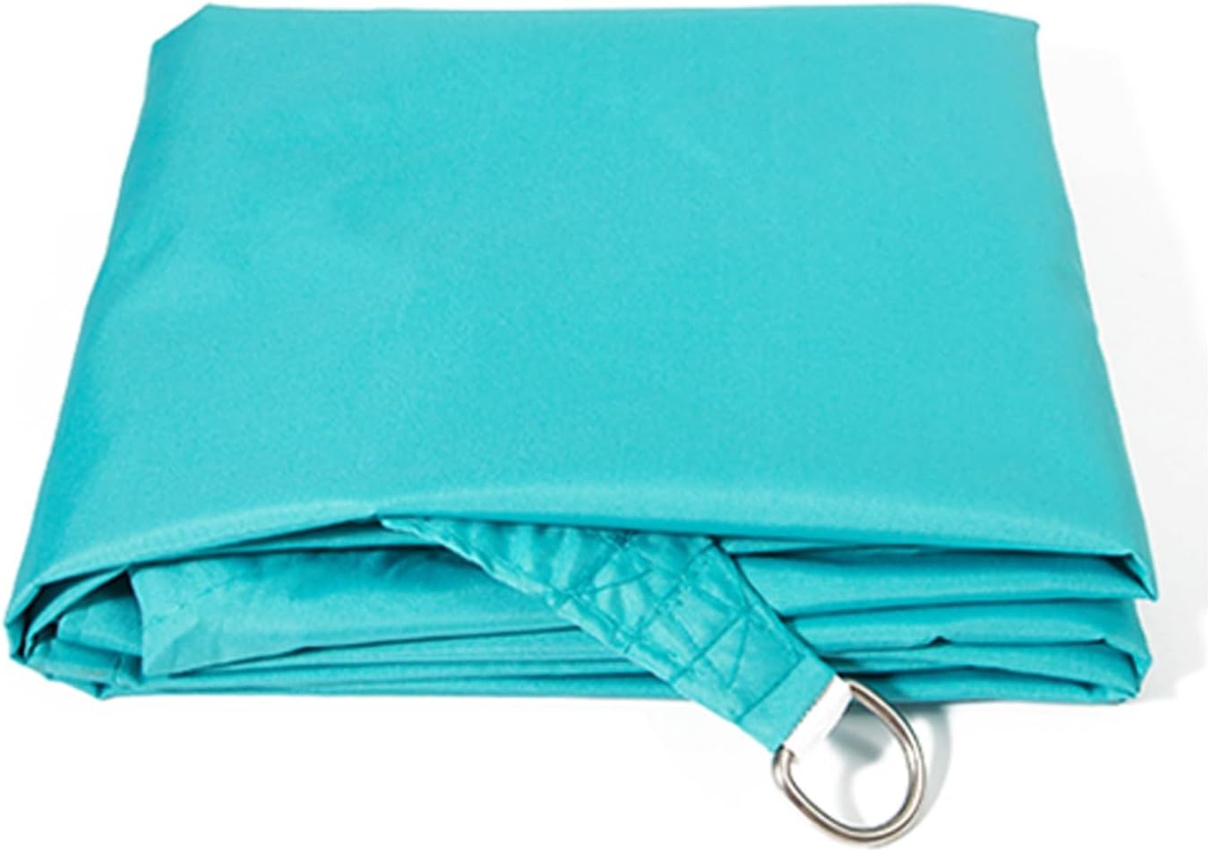 16' X 20' Beige Sun Shade Sail Rectangle Canopy Fabric Cloth Screen, Water and Air Permeable & UV Resistant, Heavy Duty (We Customize Size) (Color : Blue, Size : 1.5x3M(5x10FT))