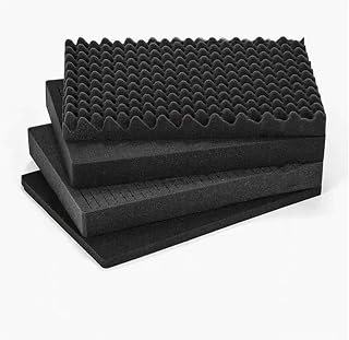 Inserto de espuma, 1 unidad de almohadilla de espuma de alta densidad for caja de herramientas, lámina de esponja amortiguadora, estuche rígido de vuelo, organizador de herramientas de 1 a 5 cm de alt