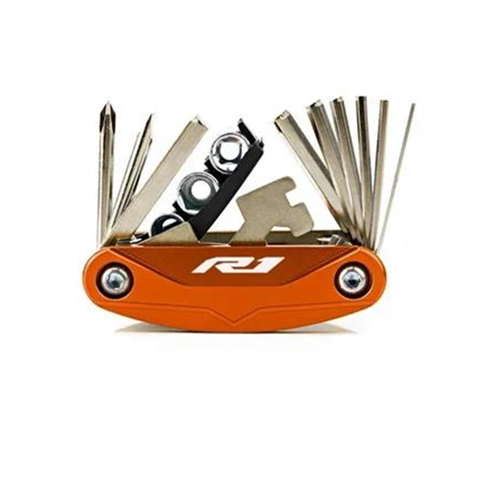 Shuzhao Orange4 Screwdriver Wrench For Yamaha Yzfr3 Yzfr1 Yzfr6 Yzf R25 R1 R3 R6 R7 R125 R15 Screwdriver Set(Orange4)