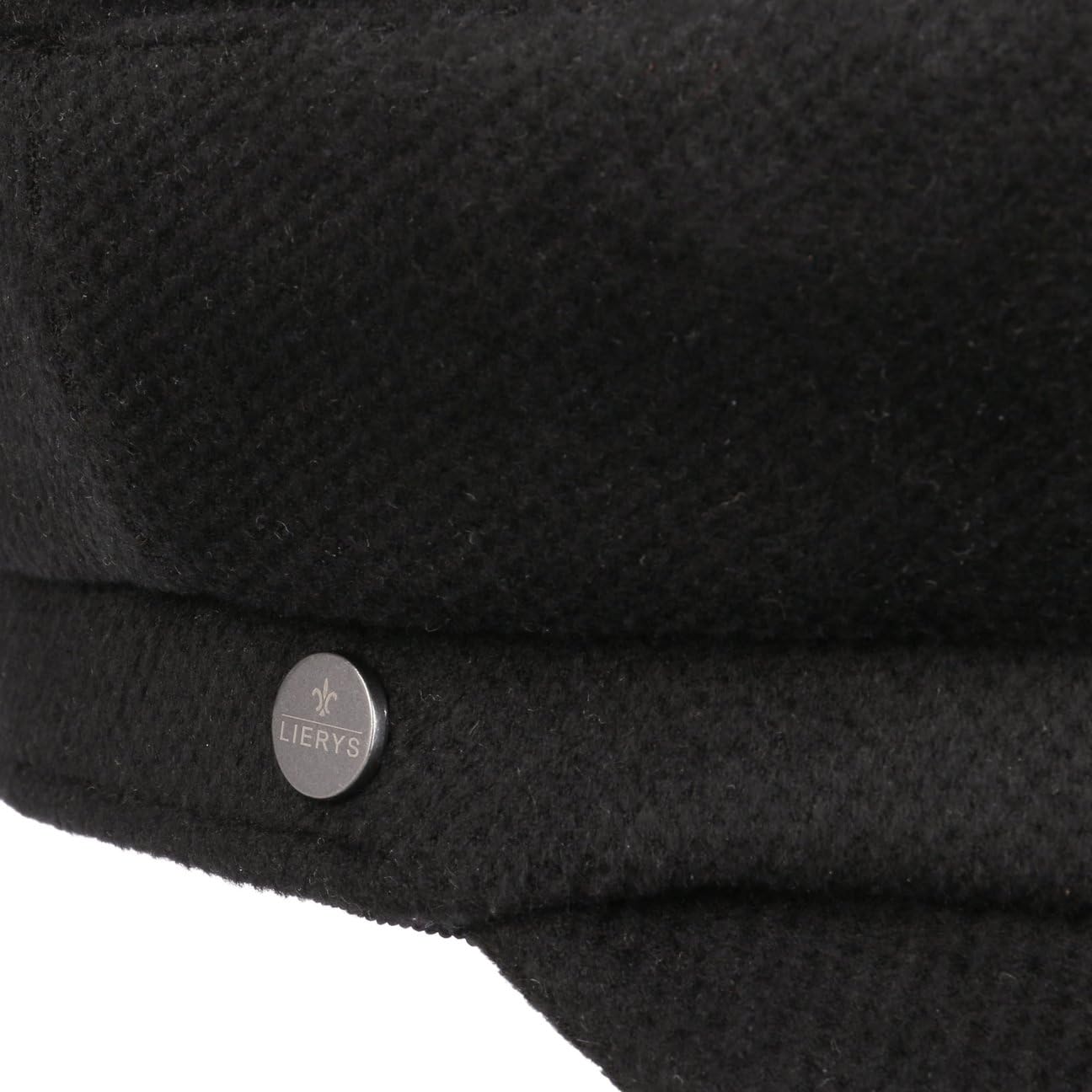 LIERYS Silby czapka z daszkiem z kaszmirową czapką z daszkiem, czapka Newsboy, czapka damska, wyprodukowano we Włoszech, z daszkiem, na jesień, zimę, jesień i zimę