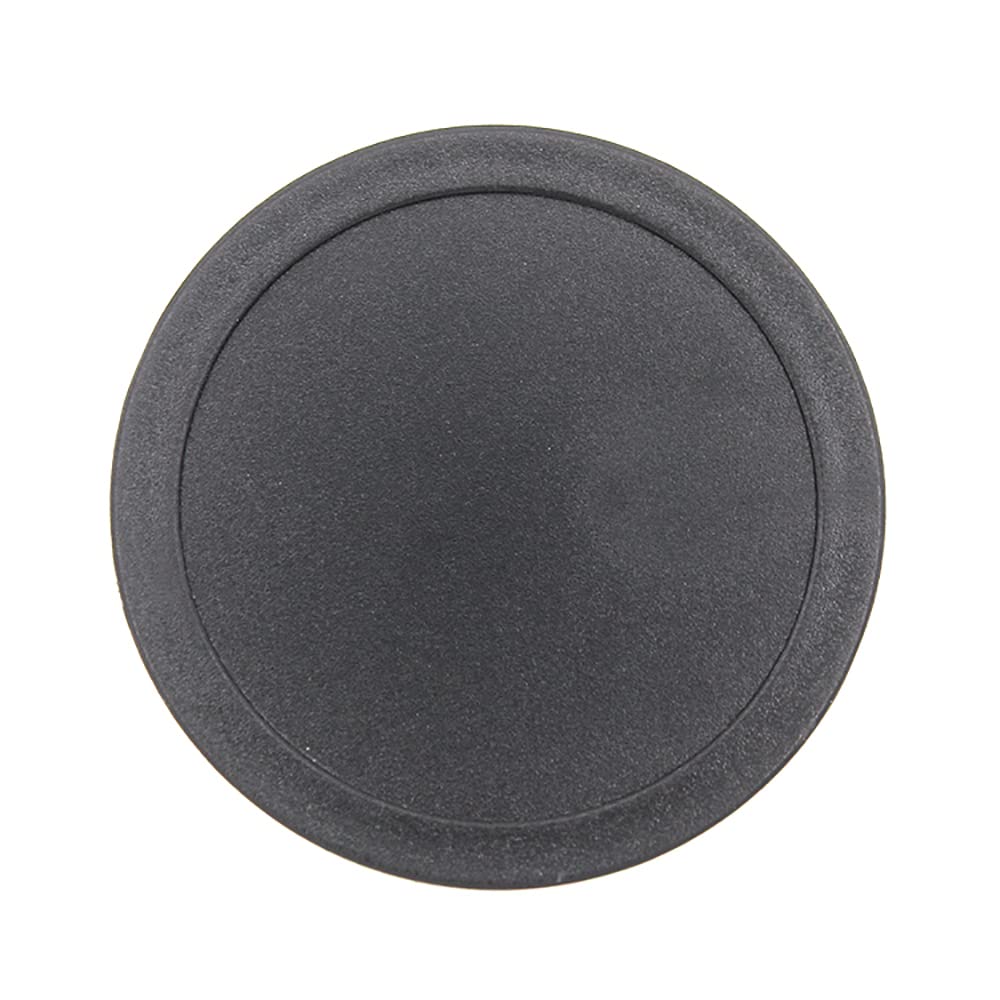 Set da 4 Pezzi per Hockey da Tavolo 76 mm 4 cursori per Air Hockey con 4 Flanella 8 Dischi - Nero