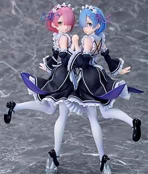 Amazon.co.jp: Reゼロ レムラム Twins Ver 17スケールフィギュア
