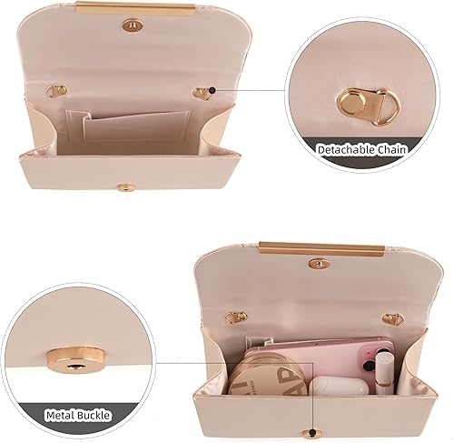Miniatura 4 de Valleycomfy Bolsos de mano para mujer, bolsos de noche formales, para bodas, fiestas, cruzados, para hombro, sobre