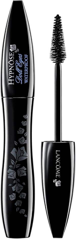 Lancôme Hypnôse Doll Eyes Mascara, deckende Wimperntusche mit Fibershine-Formel für größer wirkende Augen, mattes Schwarz