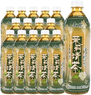 Kang Shi Fu Traditional Chinese Flavored Tea Beverages -16.9 fl oz, 500mL, 15 Pack (15 Packs, Jasmine Tea Drink)