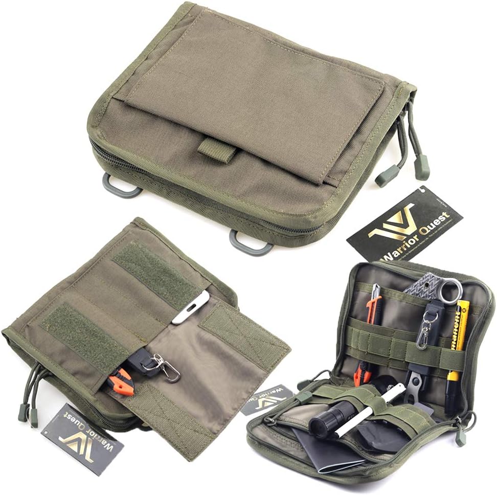 Warrior QuestLow Profile Organizer Pouch – Molle System Utility Pouches Tactical Medical Pouch Tools Accessories Pouch
