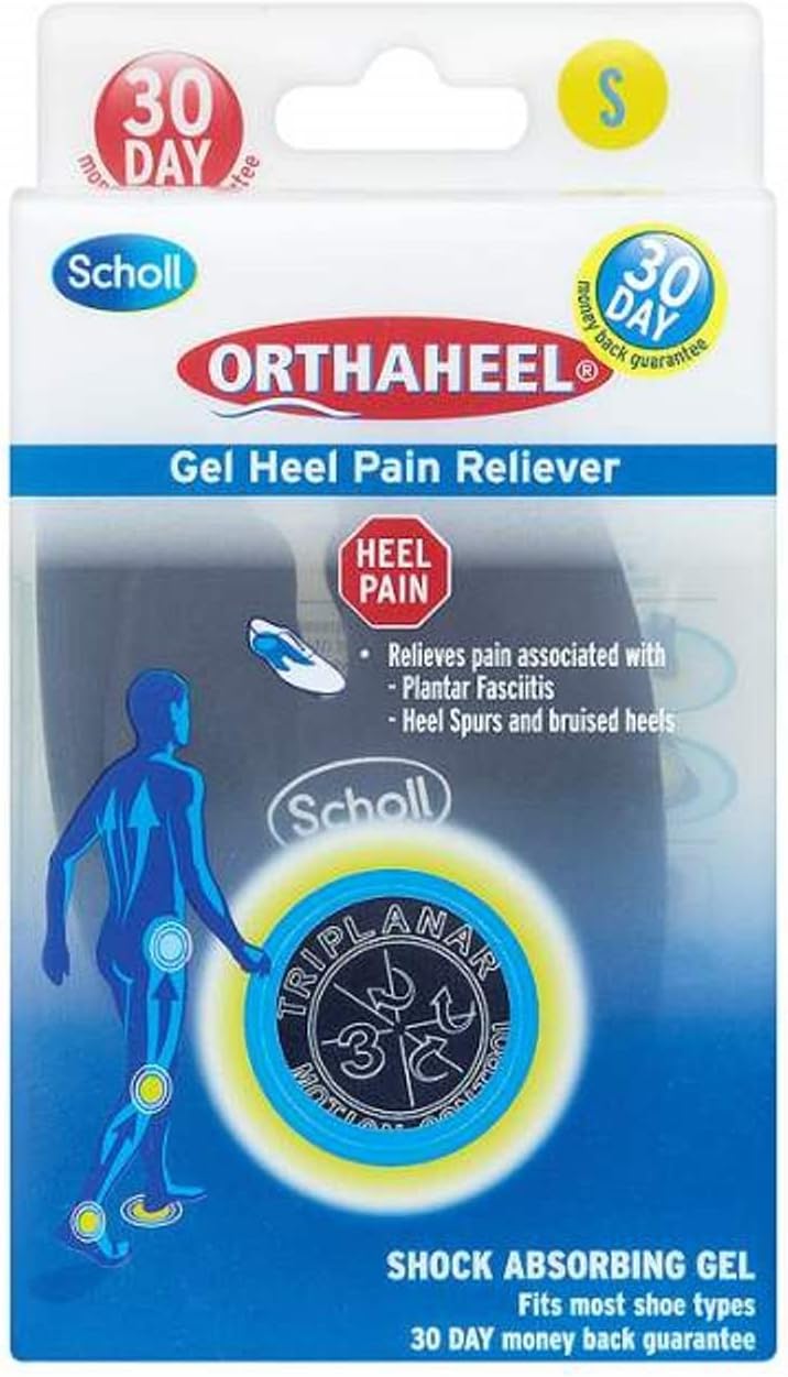 Scholl Orthaheel Gel Heel Pain Reliever 1 Pair - Small