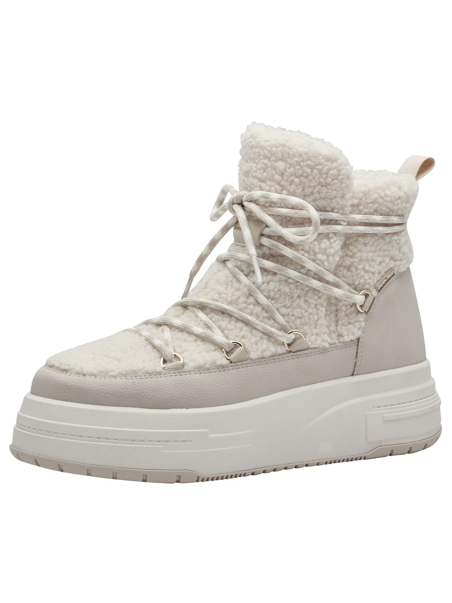 Tamaris Women's Beige Winter Boots, 6 Uk, Ivory Ankle Boots