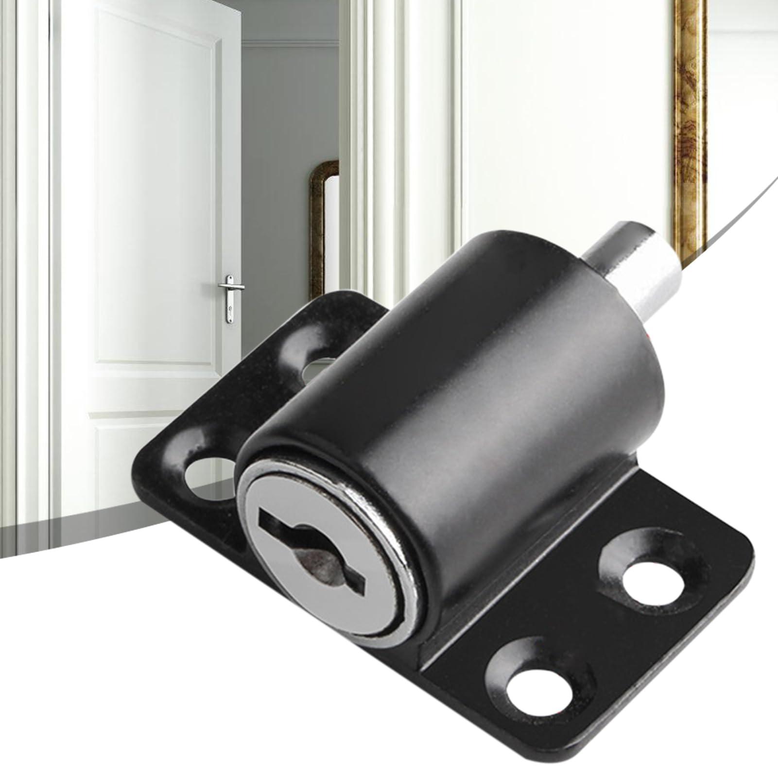Cerradura de seguridad para ventana, Cerradura para puerta de ventana, de seguridad a prueba de niños para puerta corredera, Topes de ventanas para el hogar, cerraduras de puertas corrediz con llave — view 9