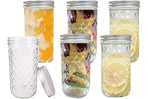 20 oz Glass Mason Jars with Lids: Perfect for Canning, Storage, and Decor