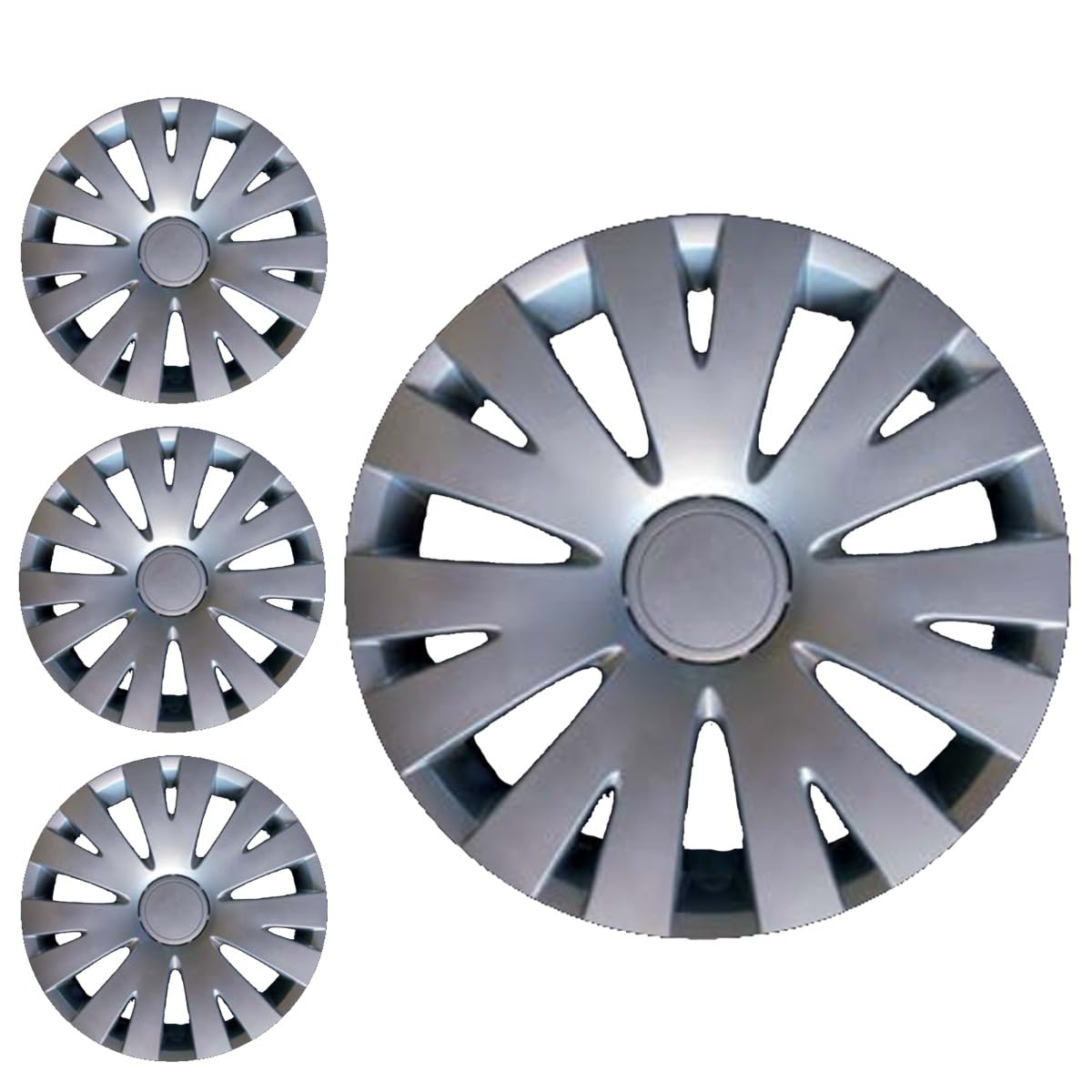 SERIE 4 BORCHIE - 4 COPRICERCHI COPPE RUOTA 15 PER CITROEN BERLINGO TIPO B