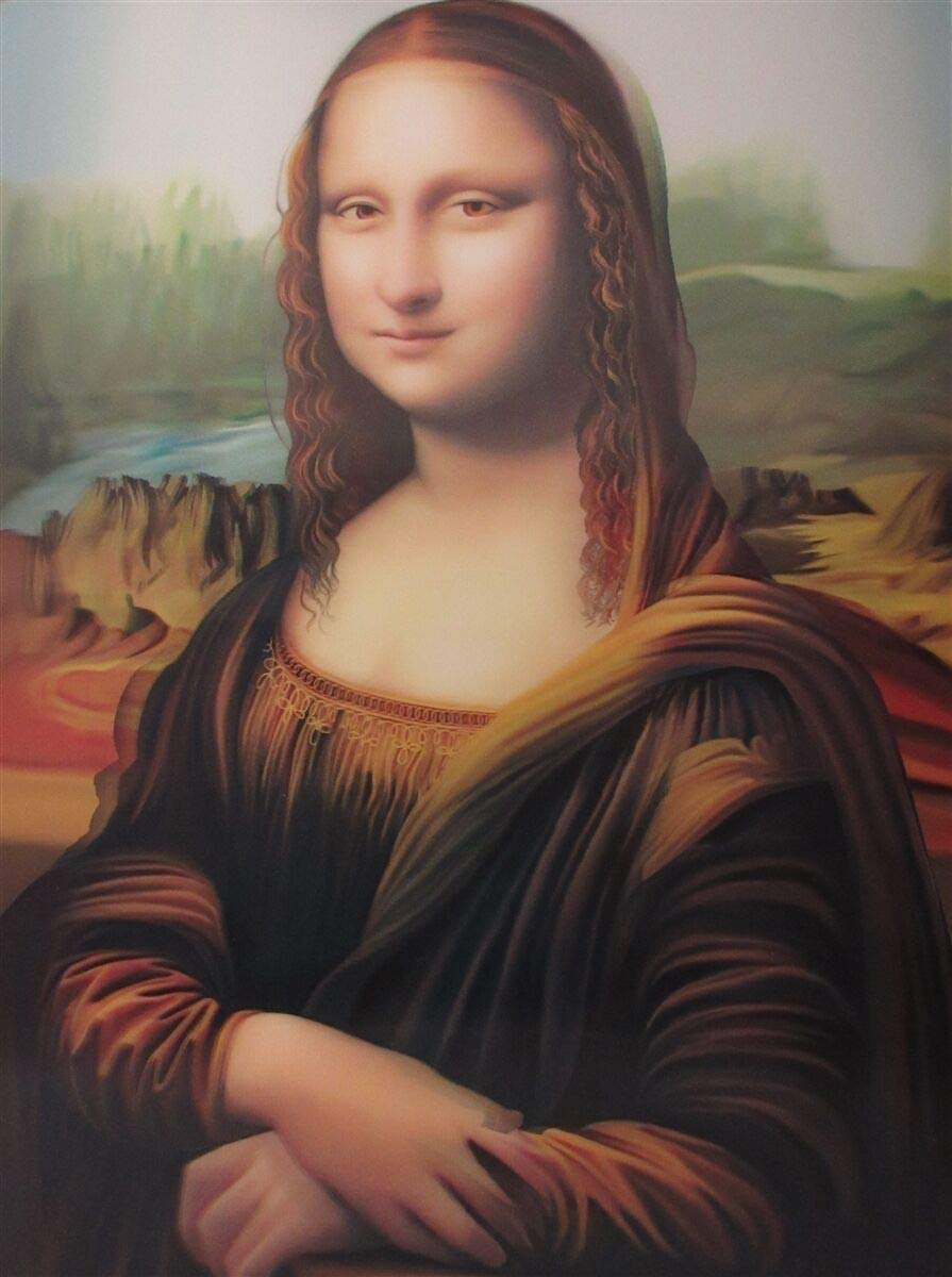 Amazon.co.jp: Mona Lisa - 3Dレンチキュラー-12X16 見事なポスター