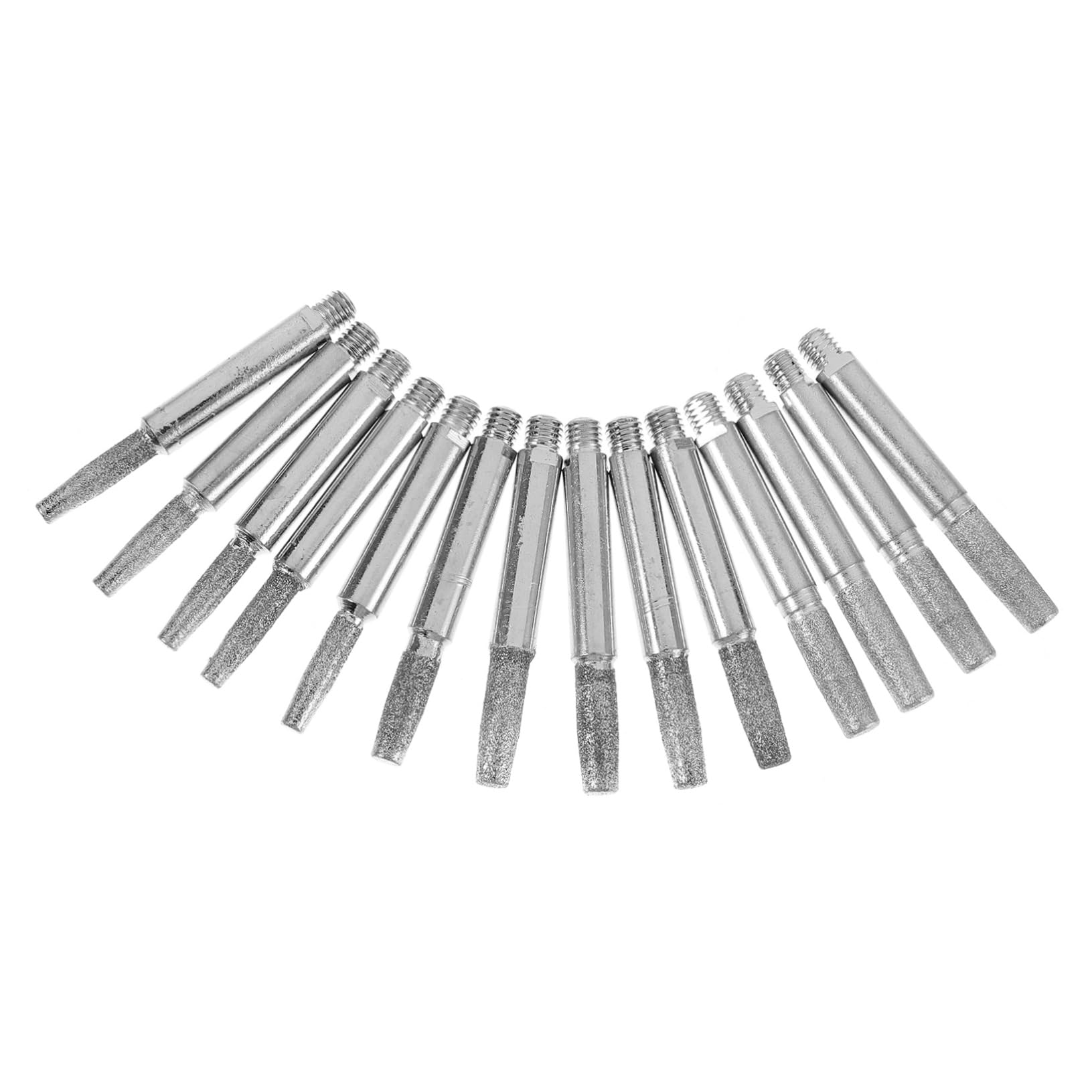 Alipis 12Pcs Chainsaw Sharpening Stones Grinding Tools for Electric Chainsaw Manual Chainsaw Sharpener with Burrs for Efficient Chain Maintenance