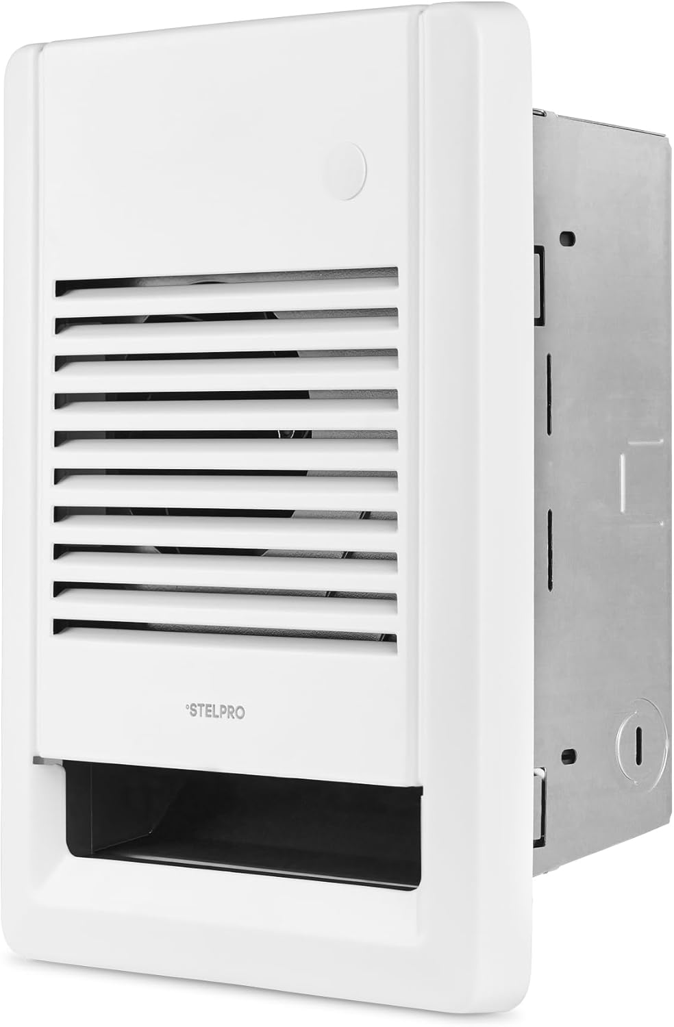 Stelpro Sonoma – Calentador de ventilador de pared  1500 W  240 V (1125 W  208 V)  12 38 pulgadas de alto x 9 116 pulgadas de ancho  Diseño compacto