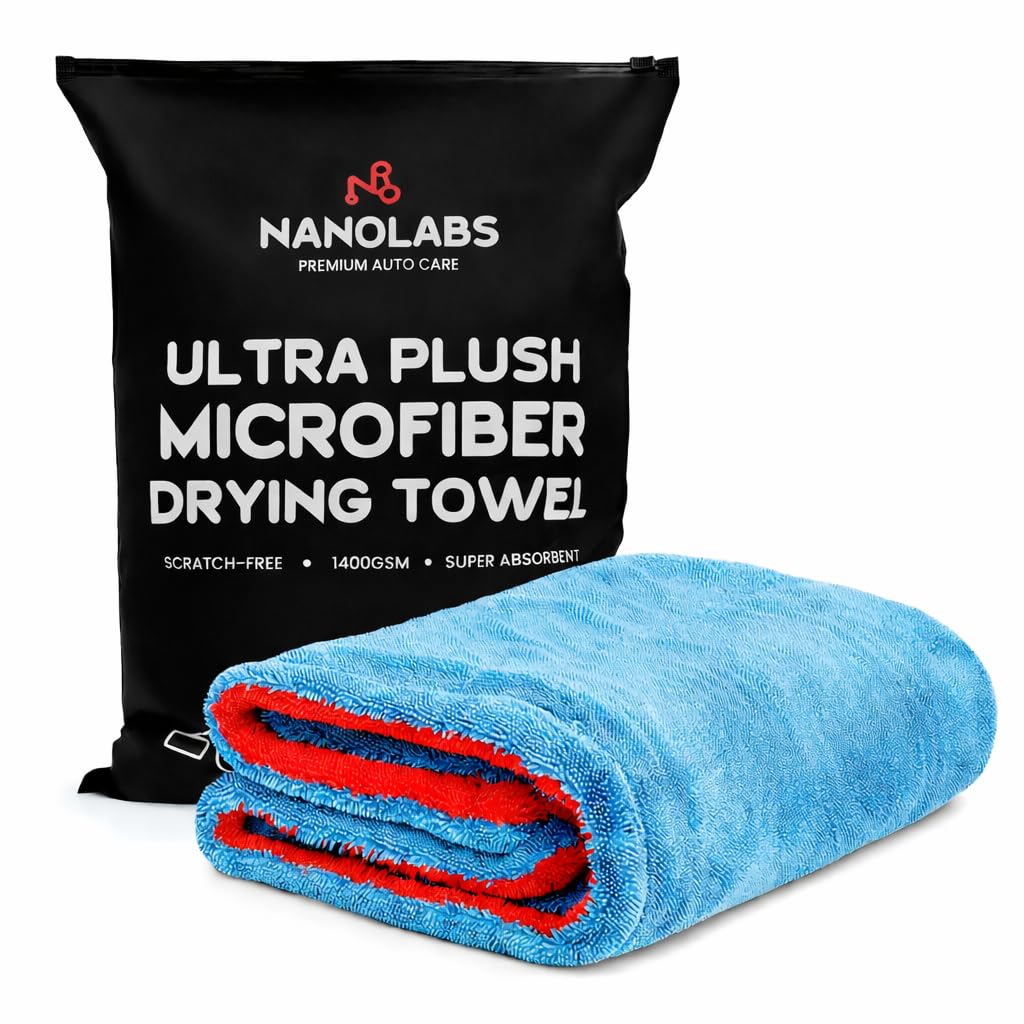 Microfiber Car Drying Towel Extra Large 24x36 1400GSM Ultra Plush Dual Sided Scratch Free Streak Free Absorbent Car