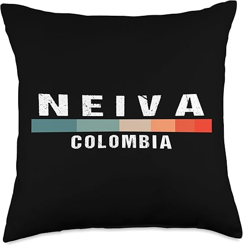 Neiva Colombia City Trip Throw Pillow, 18x18, Multicolor