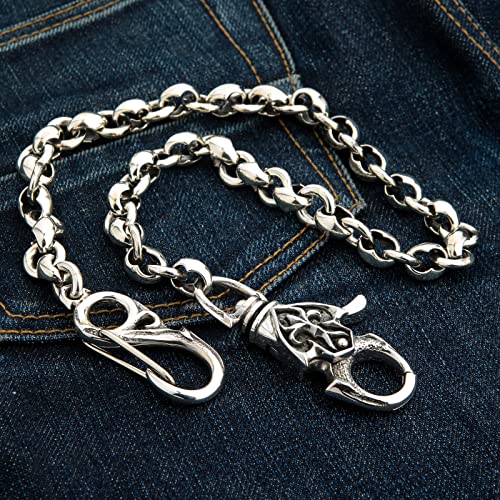 Tribal Sterling Silver Wallet Chains4