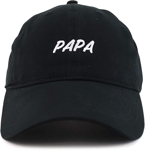Miniatura 2 de Trendy Apparel Shop Papa - Gorra bordada 100% algodón cepillado