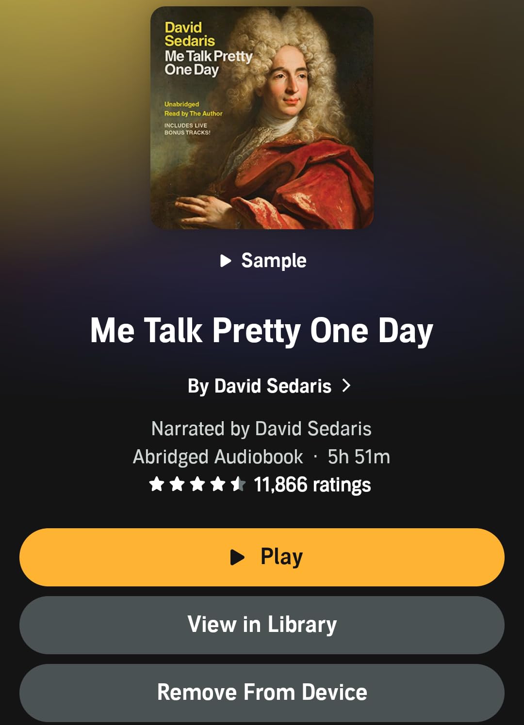 Okay, is this abridged or not?