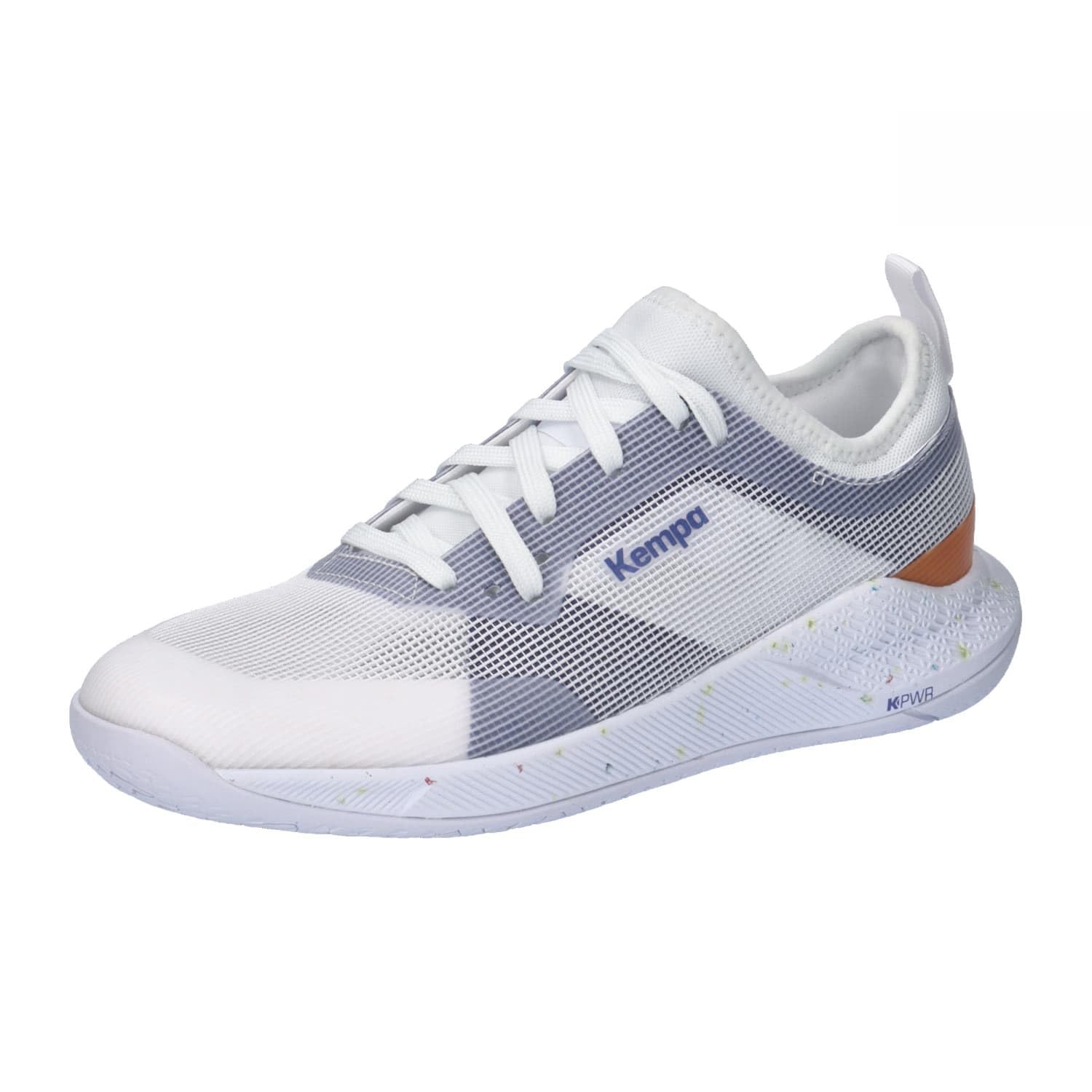Kempa Women's Kourtfly W Sports Shoes, White/Purple, 38.5 EU, White Purple, 5.5 UK