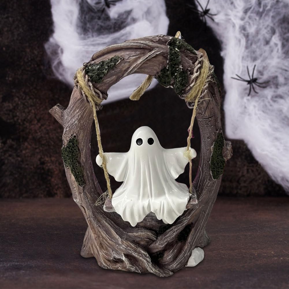 Halloween Cute Swing duch zabawny wiszące ozdoby do biura (A)