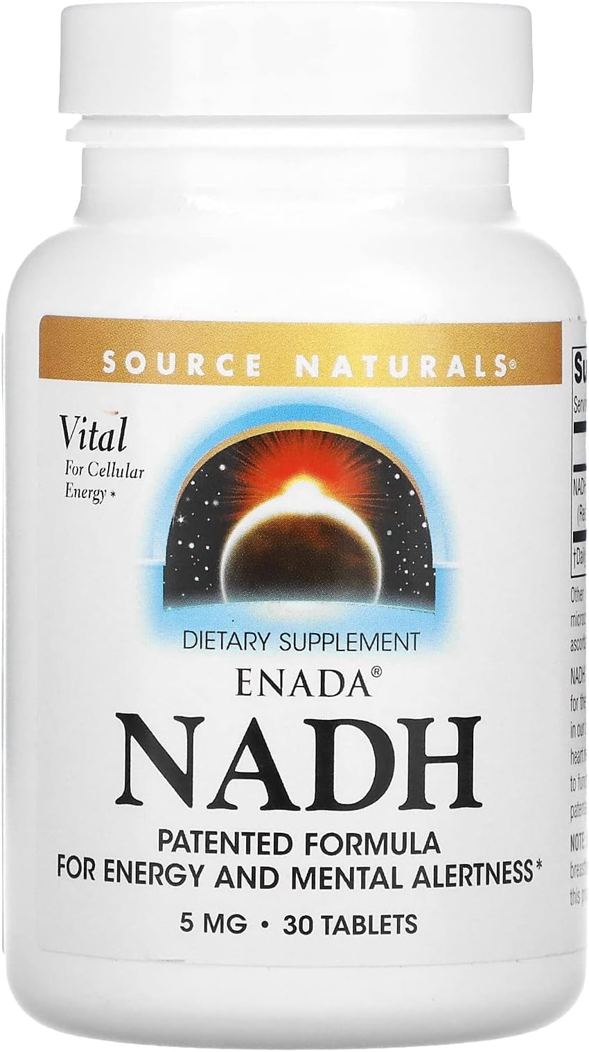 Source Naturals, ENADA NADH, 5 mg, 30 Tablets