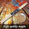 Aopoy 12 Pairs Drum sticks 7A, Classic Maple Wood Drumsticks, Wood Tip Drumstick, for Adults Kids and Beginners #4