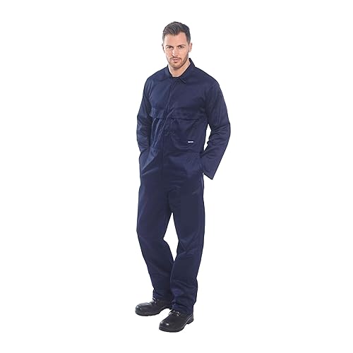 Miniatura 5 de Portwest S999 Euro Workwear Overol de polialgodón azul marino, XXL