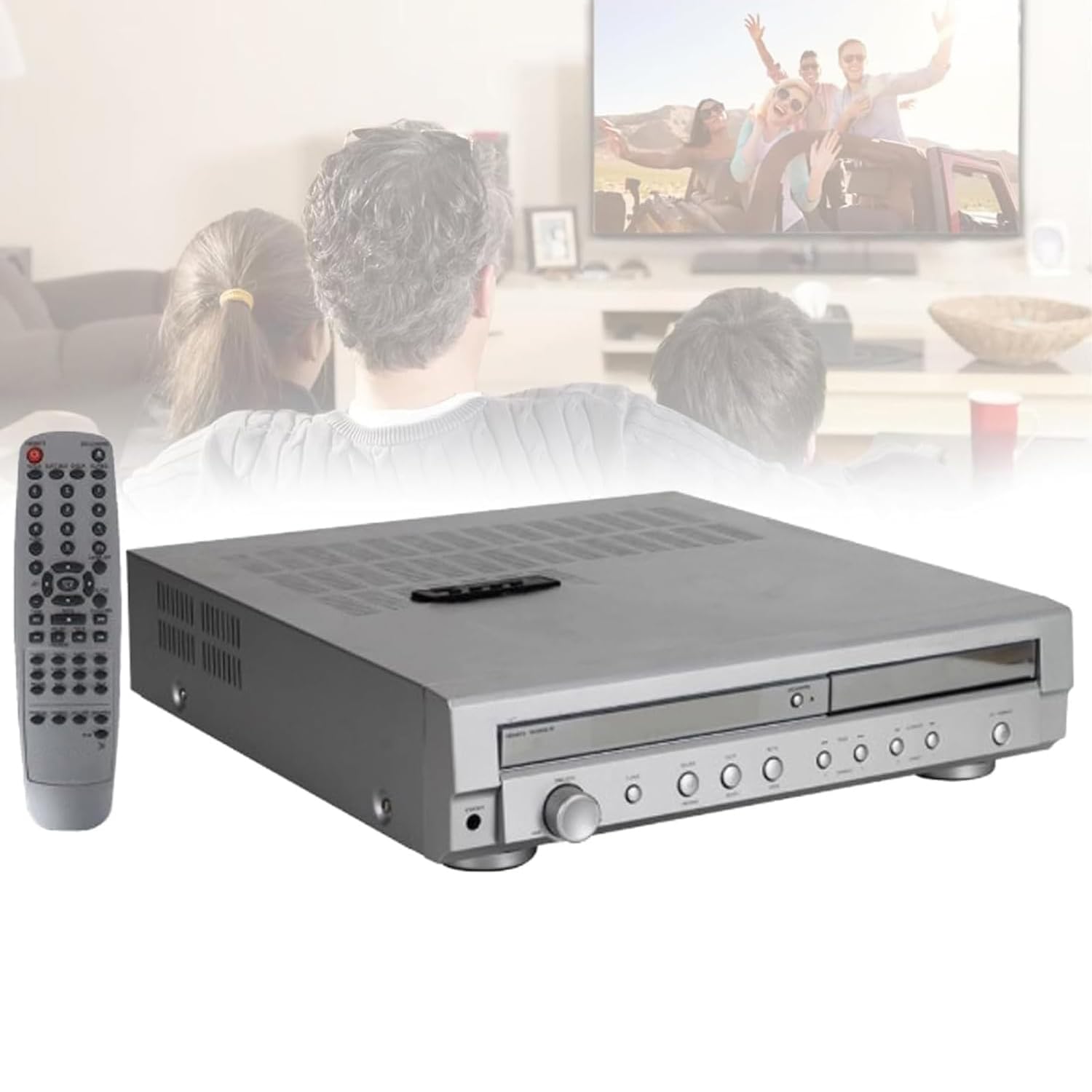 Amplificateur home cinéma 5.1 canaux, lecteur DVD, avec télécommande, fonction son surround, prise en charge USB/DVD/VCD/Opt/Coax, 2 jeux d'entrées audio, contrôle du volume, pour la maison, le cinéma
