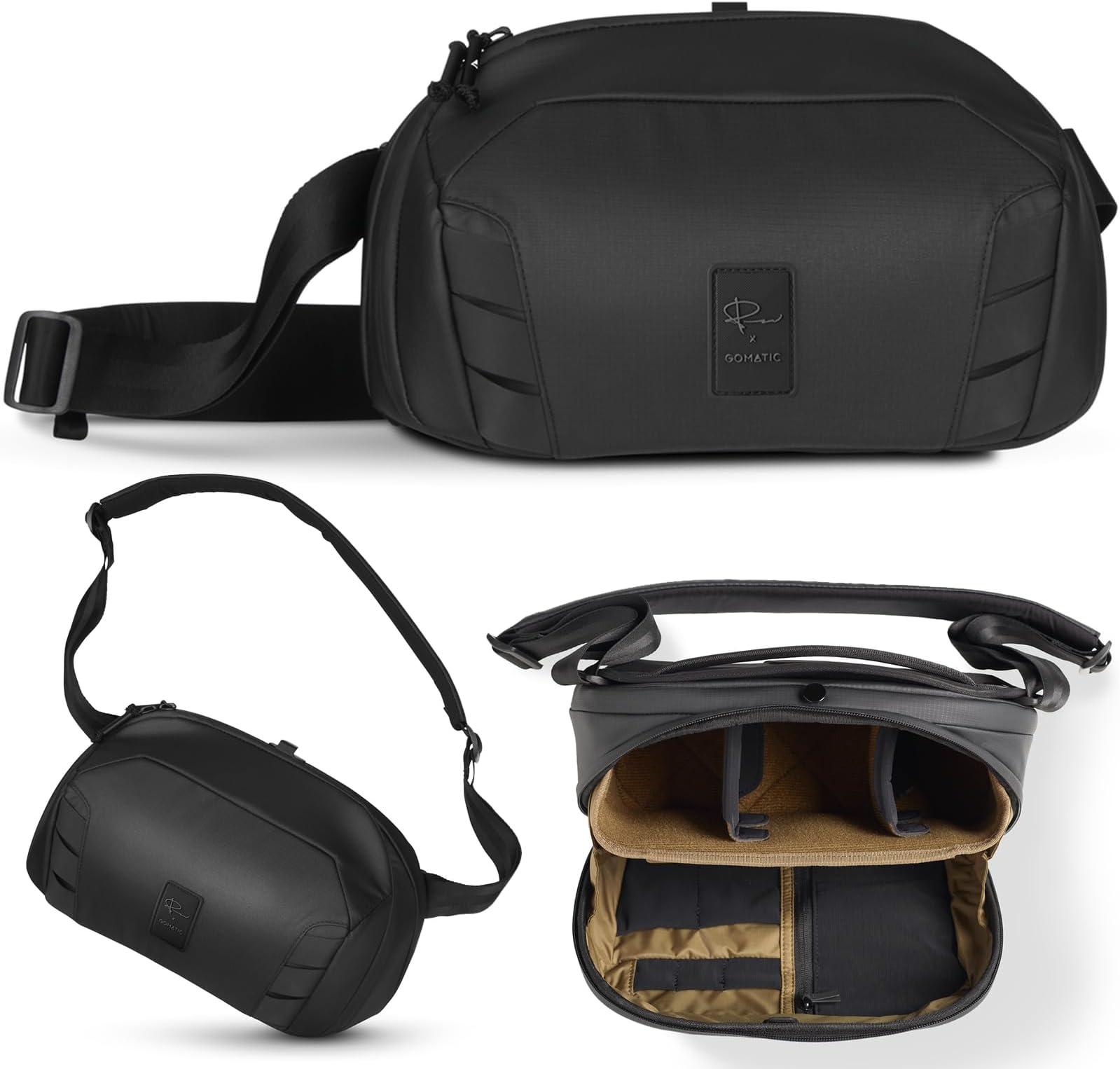 Camera Sling Bag - 5L, 8L or 13L DSLR & Mirrorless Camera Bag for Travel & Photography - Quick Access Camera Case with Adjustable Strap, Water-Resistant Sling Camera Bag & Accessories Storage