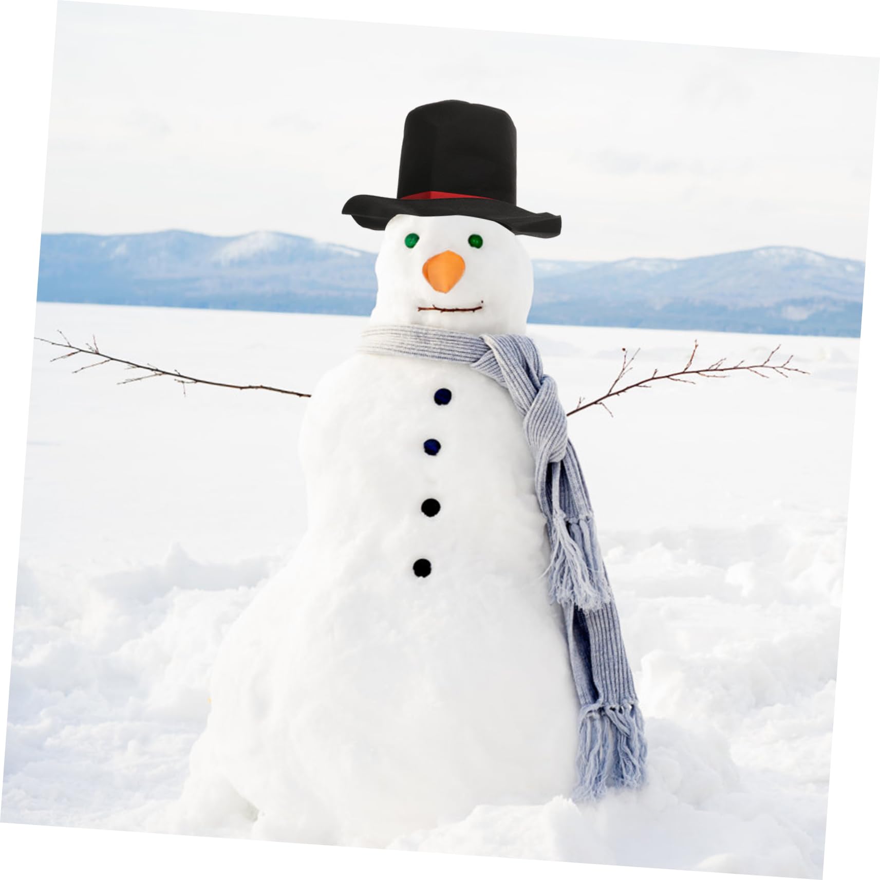 SHERCHPRY 2 Juegos De Suministros De Vestir De Muñeco De Nieve Decoración De Muñeco De Nieve Decoración De Muñeco De Nieve Al Aire Accesorios Para Hacer Muñeco De Nieve Nariz De