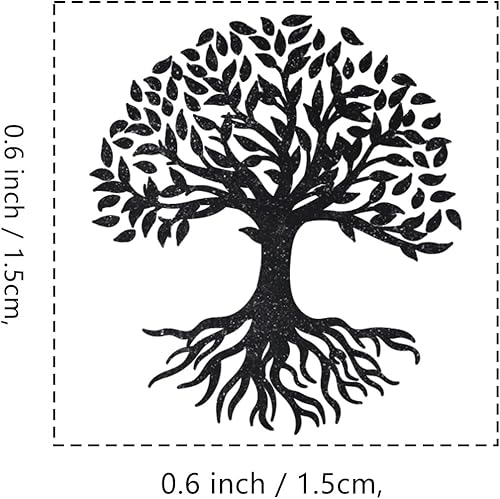 Miniatura 2 de Tree of Life - Sello de goma, 35 pulgadas, pequeño sello para álbumes de recortes, planificador de tarjetas