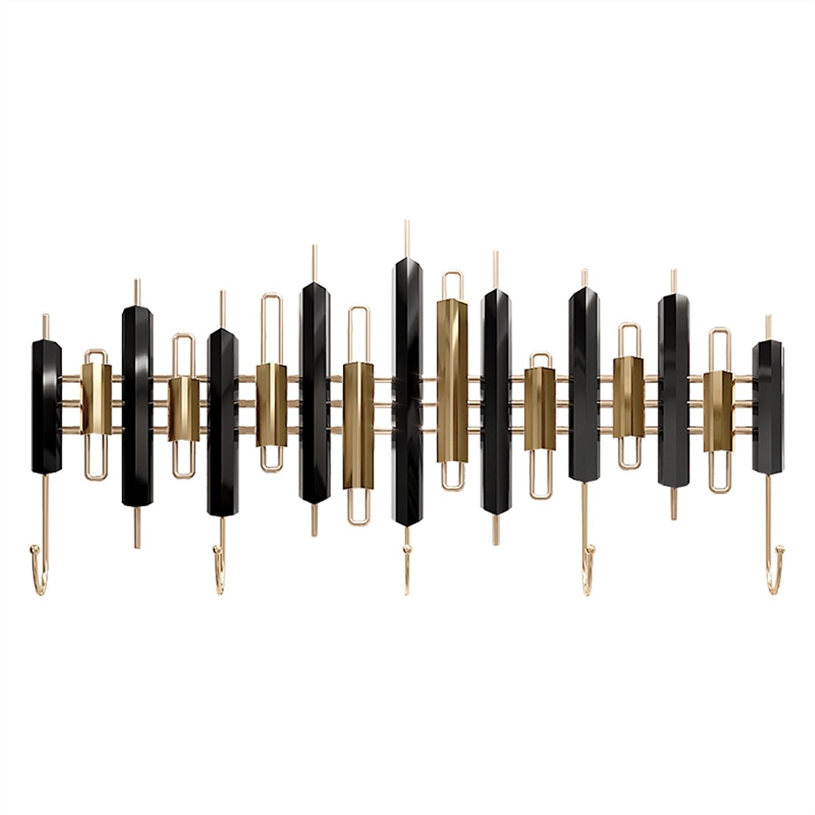 Yqinqin83b One Color Coat Hangers Wall Hanging Coat Rack Creative Hook Key Clothes Metal Decorative Racks For Bedroom