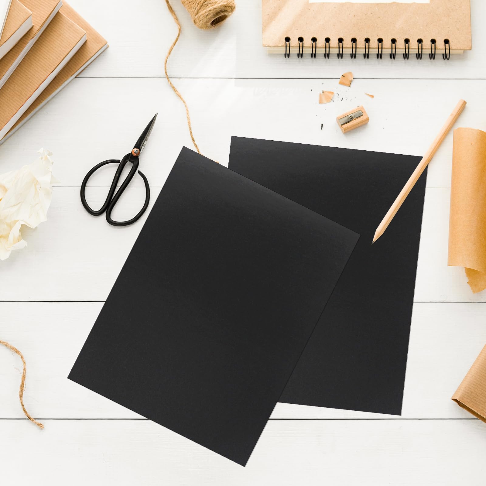 24 Sheets Black Mirror Cardstock Paper A4 - Image 4