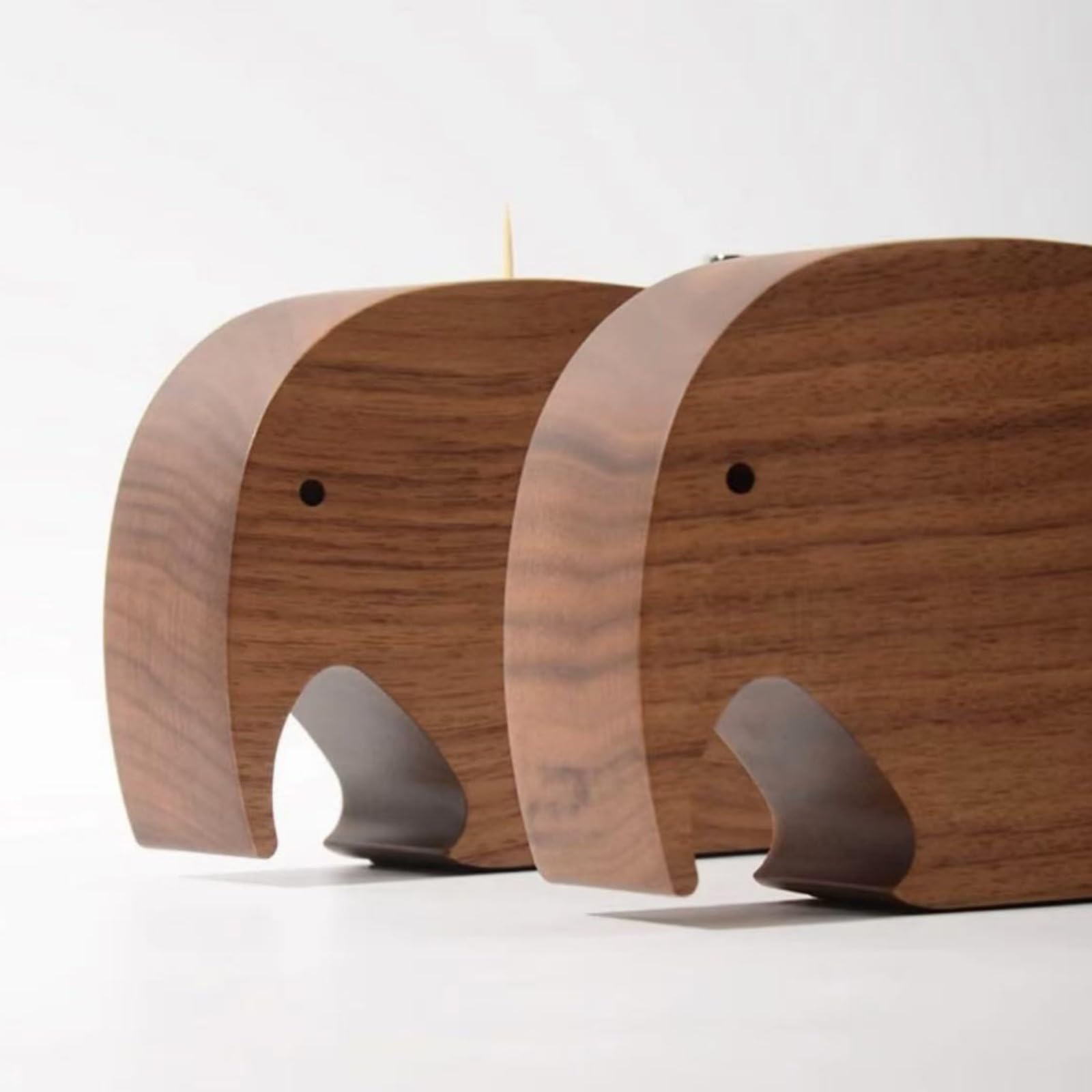 Divertente stuzzicadenti in legno a forma di elefante con funzione di stampa, ideale per feste di famiglia, decorazione stuzzicadenti a forma di elefante