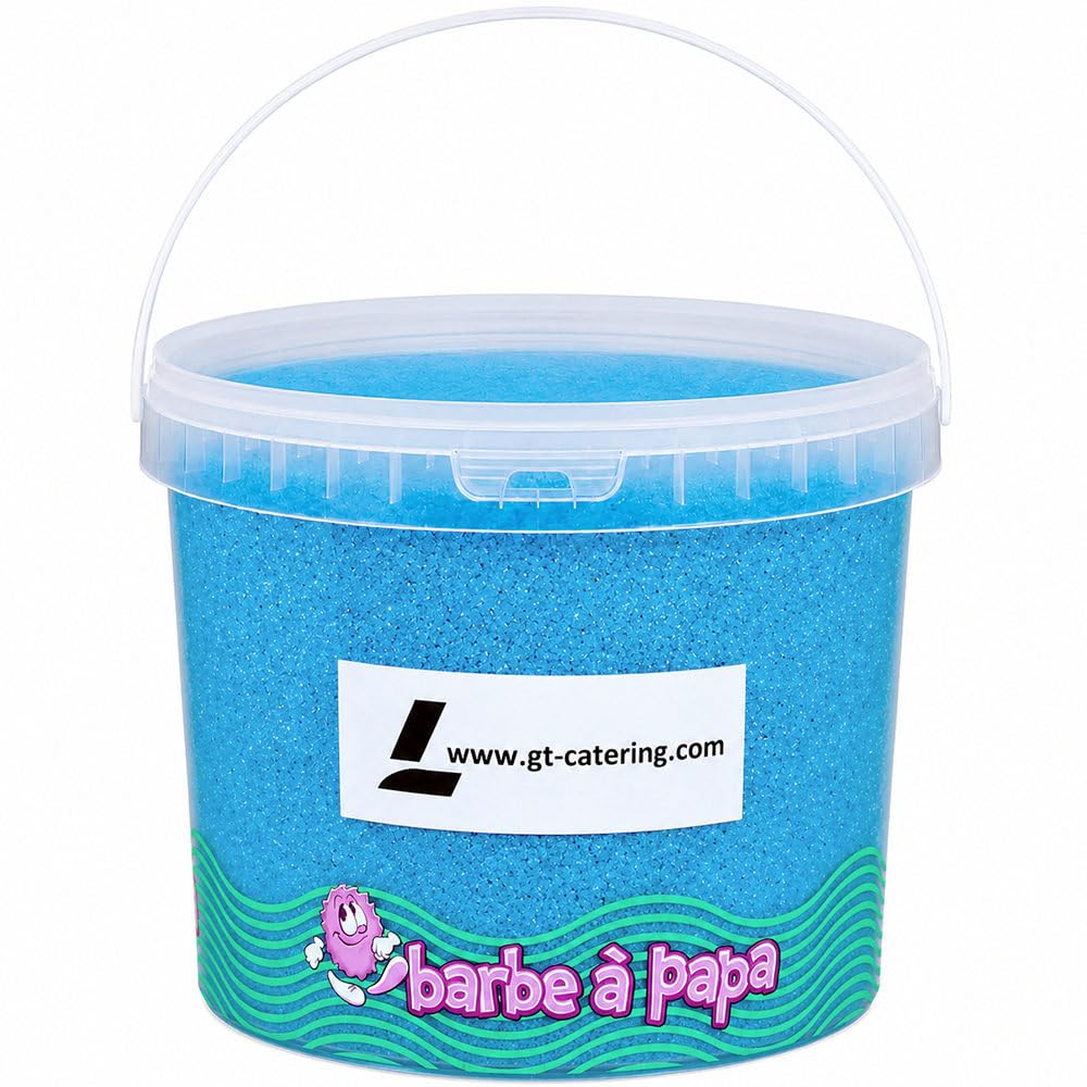 Sucre pour barbe à papa goût vanille - 5 kg - Fabriqué en France