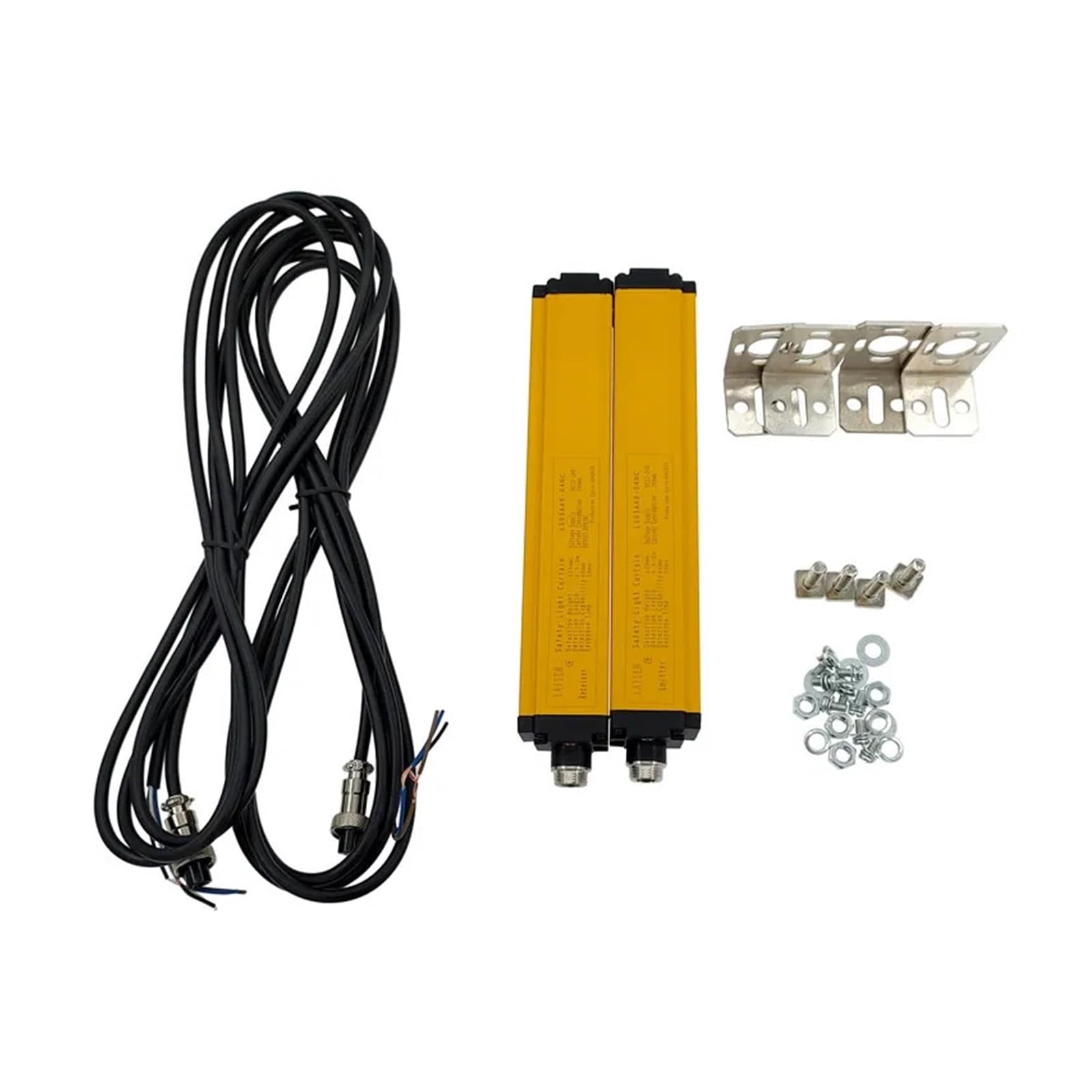 HJCMOONB Light Curtain Safety Grating LS03A40-04NC 4-Point 40mm Safety Light Curtain Sensor Switch photoelectric Protection Device