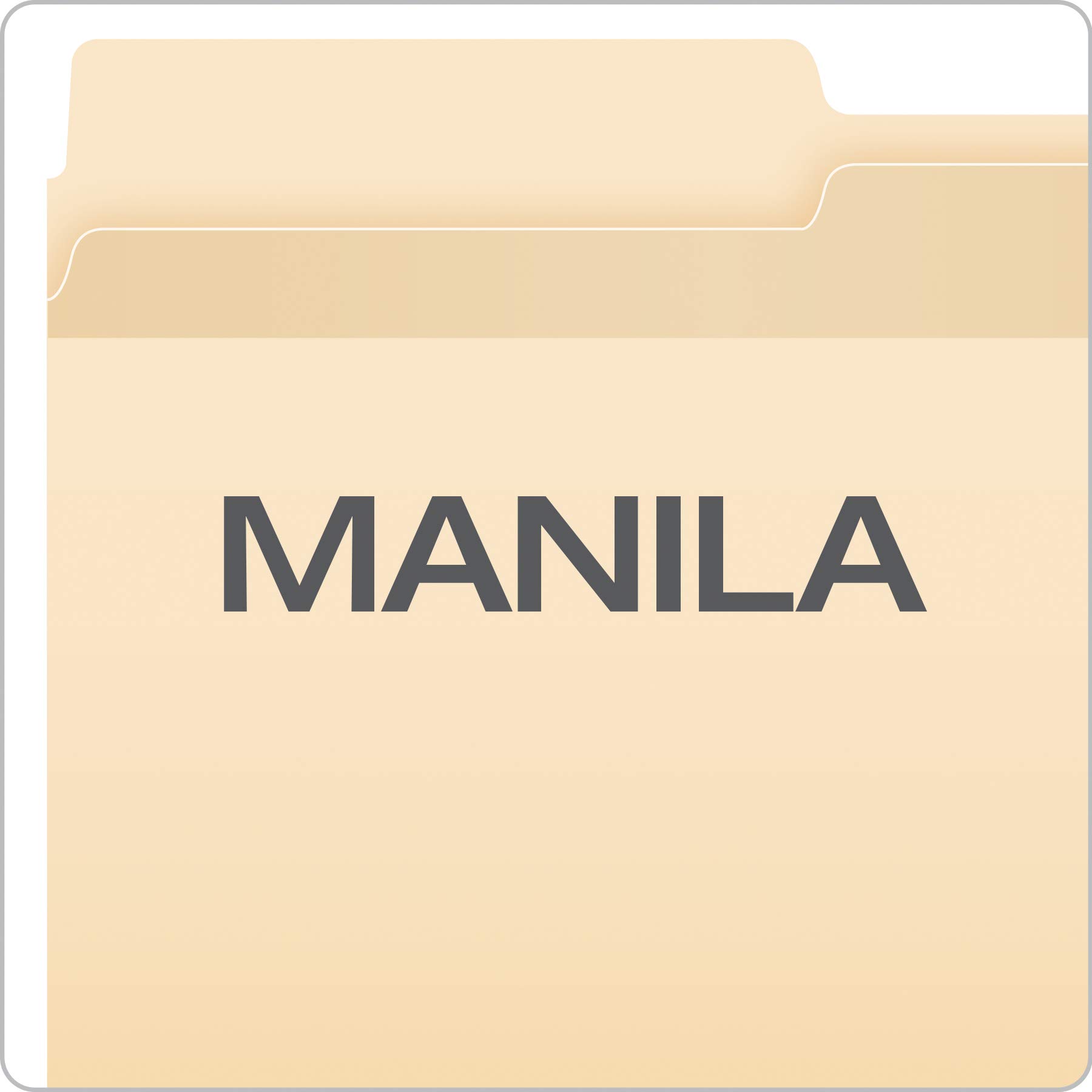 Pendaflex Reinforced File Folders, Extra Durable, Poly Reinforced Edges, Manila, Letter Size, 1/2 Cut Tabs, 24 Per Pack (86221) - Image 4