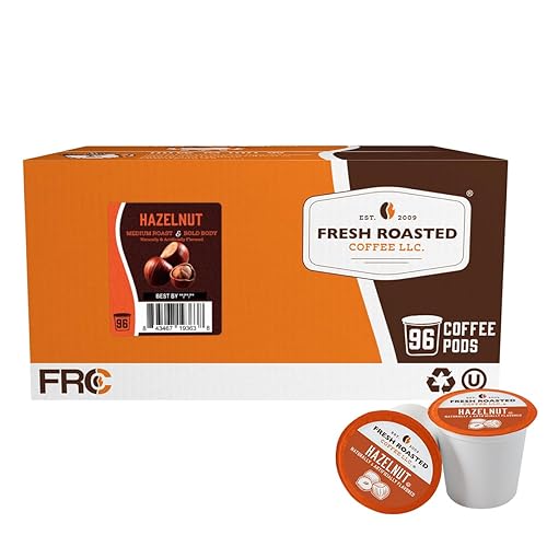 Miniatura 140 de Fresh Roasted Coffee, Tostado italiano, oscuro, 96 cápsulas para cafeteras K Cup