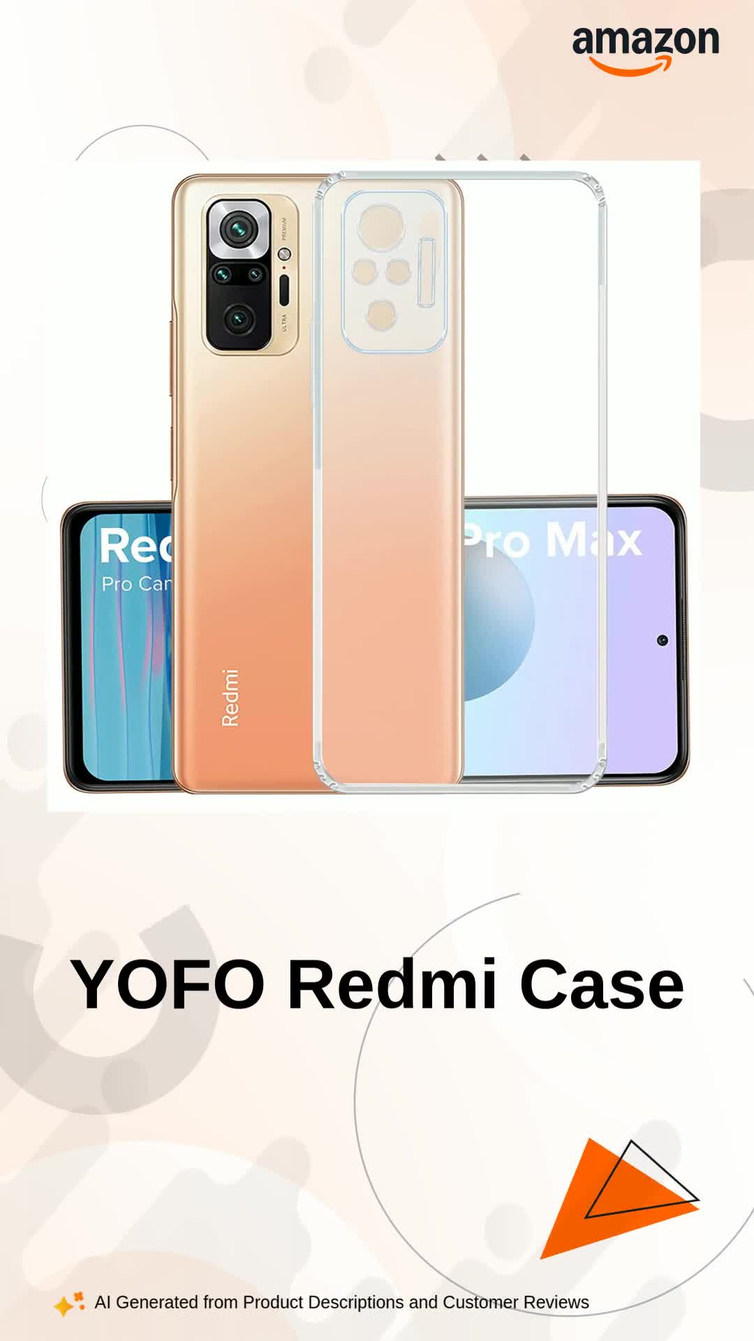 10日迄　Xiaomi Redmi Note10Pro 箱　新品フィルム ケース YOFO Silicone Transparent Back Cover for Redmi Note 10 Pro/Redmi