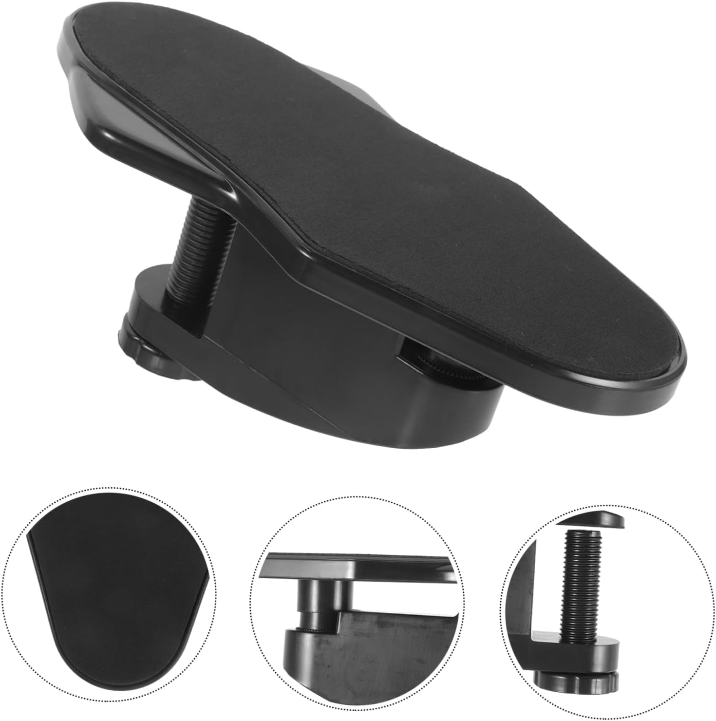 LALAFINA 4pcs Ergonomic Desk Arm Rest Computer Arm Rest for Desk Elbow Wrist Support Punch Gaming Office Accessory