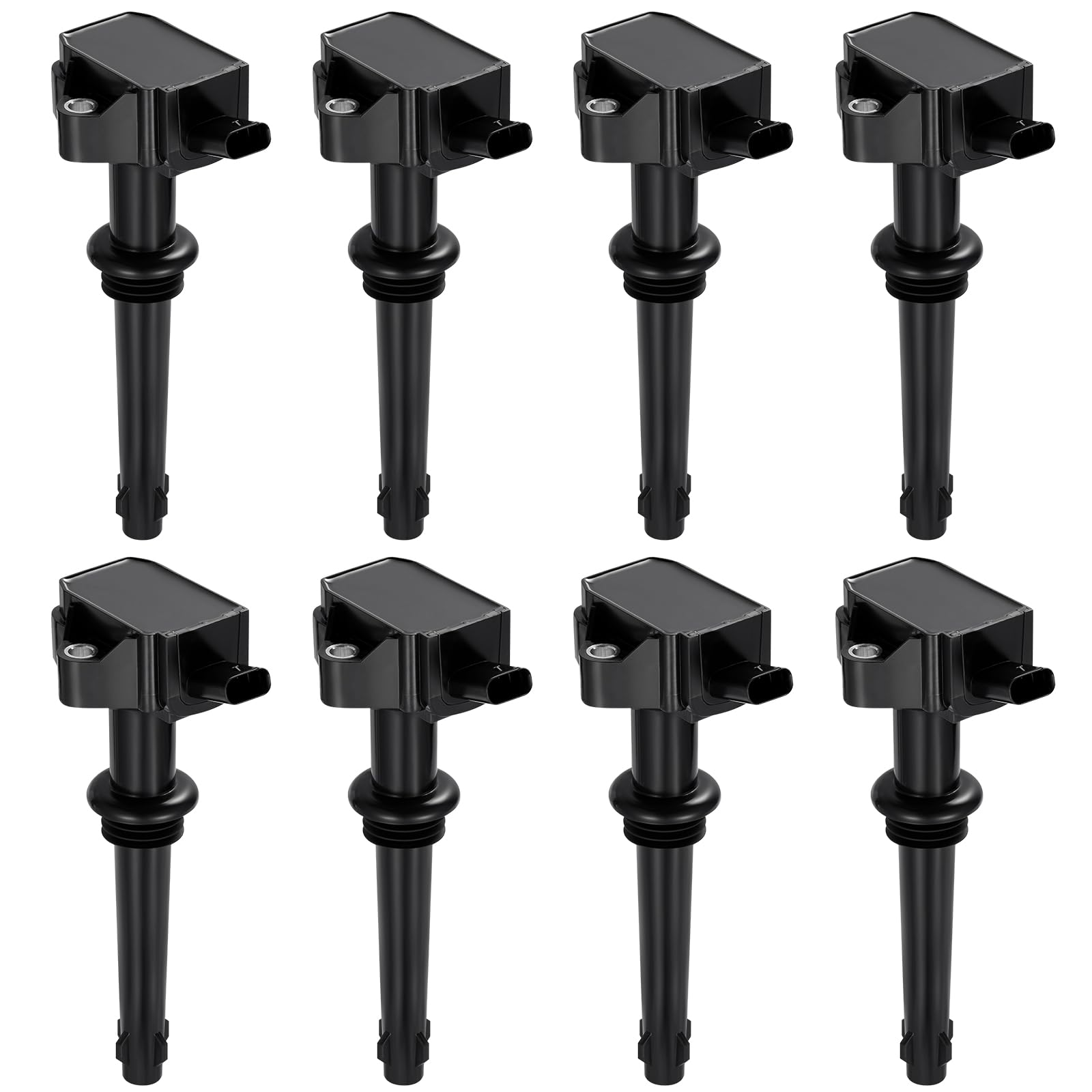 BDFHYK Ignition Coil Packs Compatible with Jaguar XF XFR XJ XK XKR XKR-S LR4, Compatible with Land Rover Range Rover Sport 5.0L V8,Coil for GN10591 5C1844 1788514 C877 UF618 Set of 8