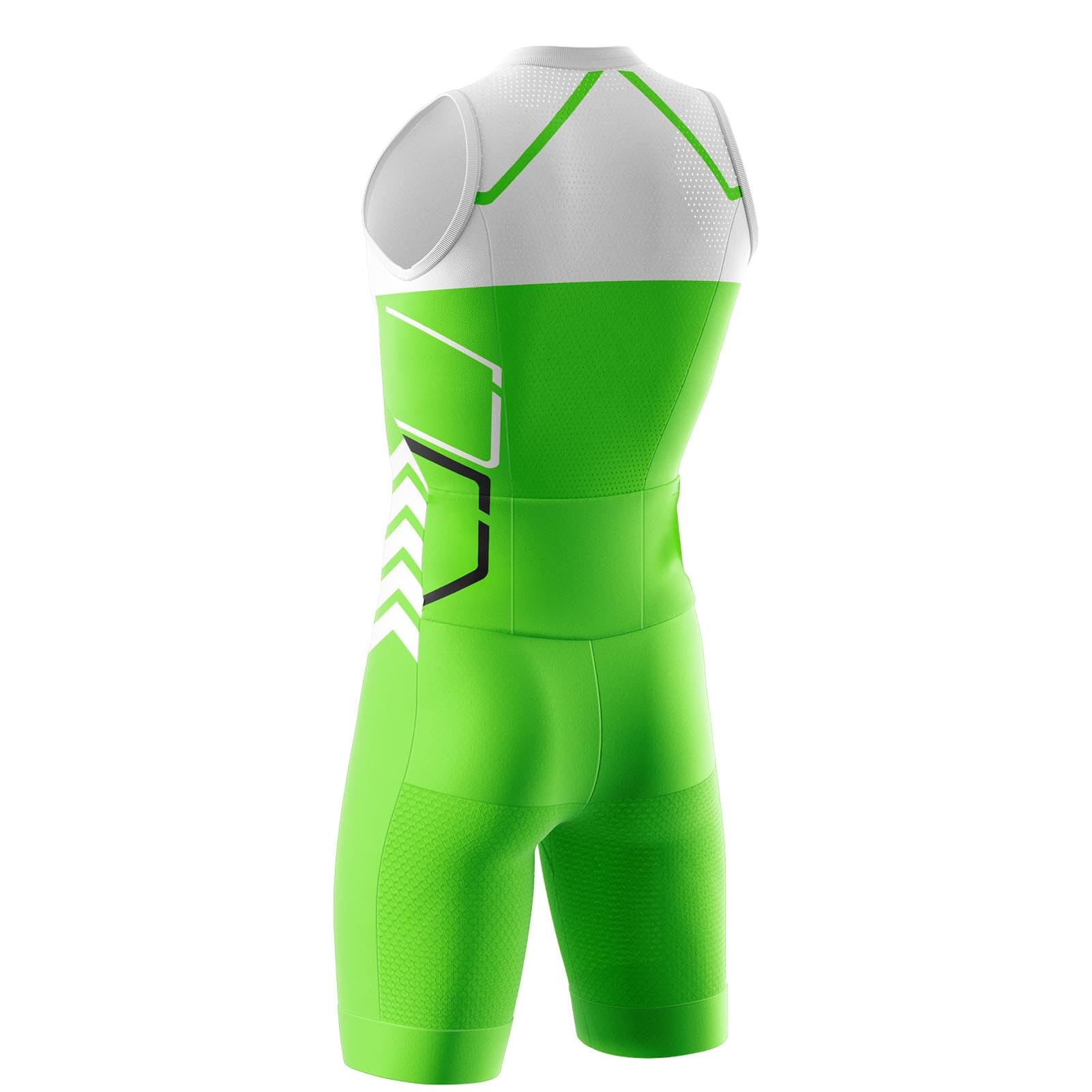 FFFF & OLFEH Tri-Costume d'une pièce,Homme Pro Trifonction Manches Courtes Sports de Plein Air Vêtements de Triathlon, pour Course À Pied, Natation, Cyclisme Body