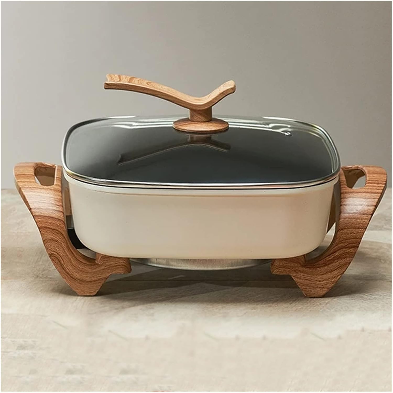 All-in- Electric Hot Pot Household Plug-in Electric Frying Pan Electric Hot Pot Electric Cooking Pot