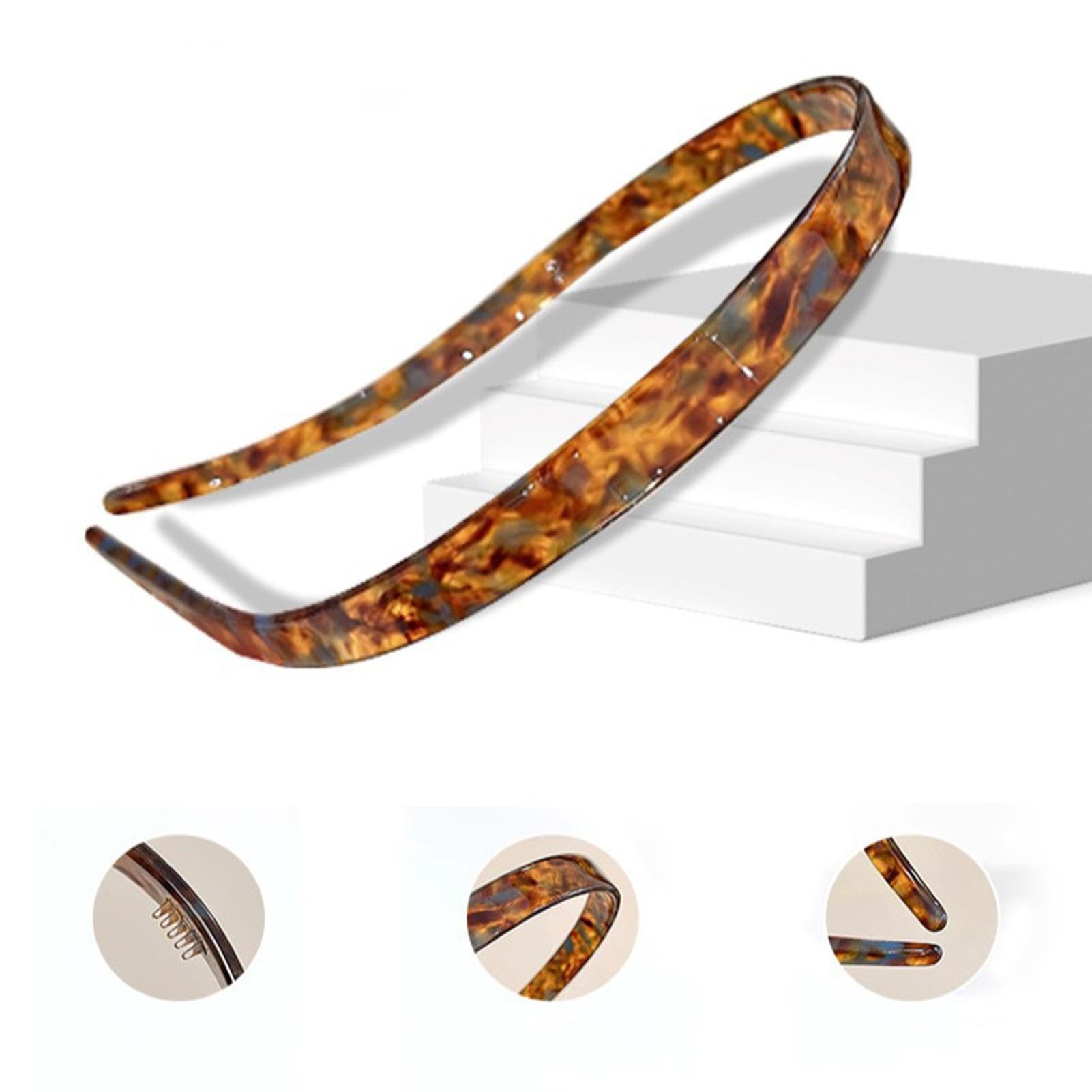 Zonnebril hoofdband | Dunne haarhoepel met tanden | Comfortabele hoofdbanden haardecoratie, mode haarstylingbenodigdheden voor brildragers