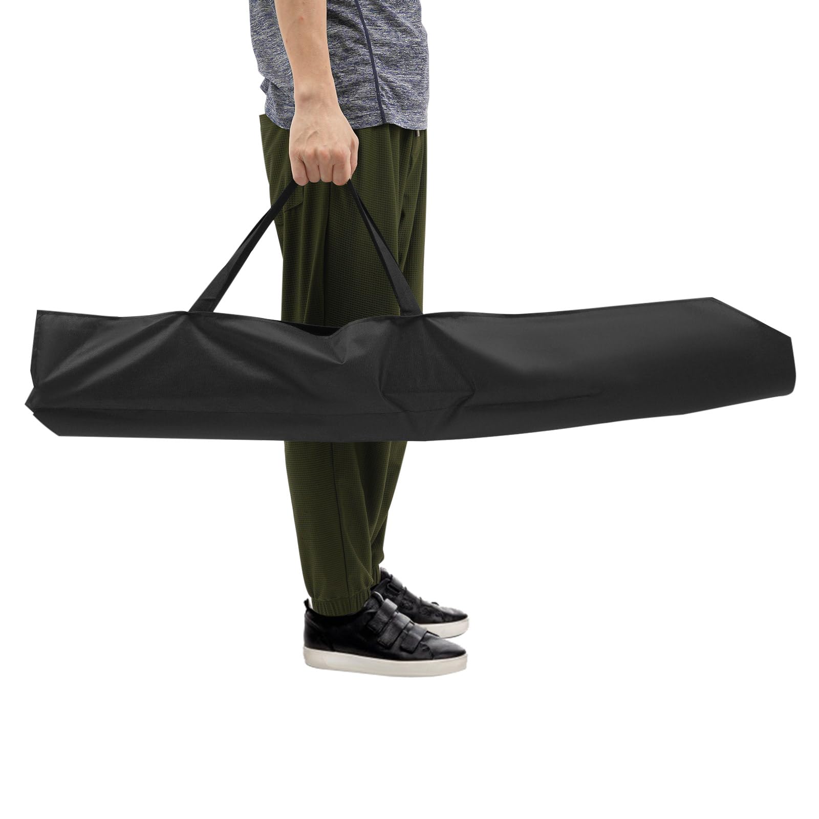 Regulowany stojak do studia fotograficznego, system tła, stojak z regulacją wysokości do 300 cm, nośność 5 kg, w zestawie 8 klipsów, 2 worki na piasek, torba do przenoszenia, czarna