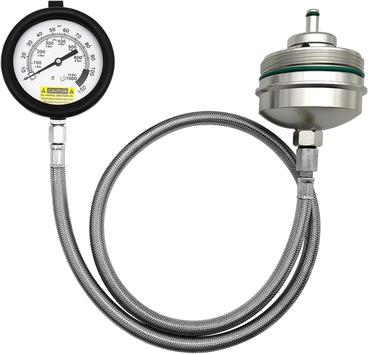 ZKTOOL Zestaw do testowania ciśnienia filtra oleju pasuje do silnika BMW N20 N26 N46 N55, korek ciśnieniowy filtra oleju, adapter czujnika ciśnienia filtra oleju