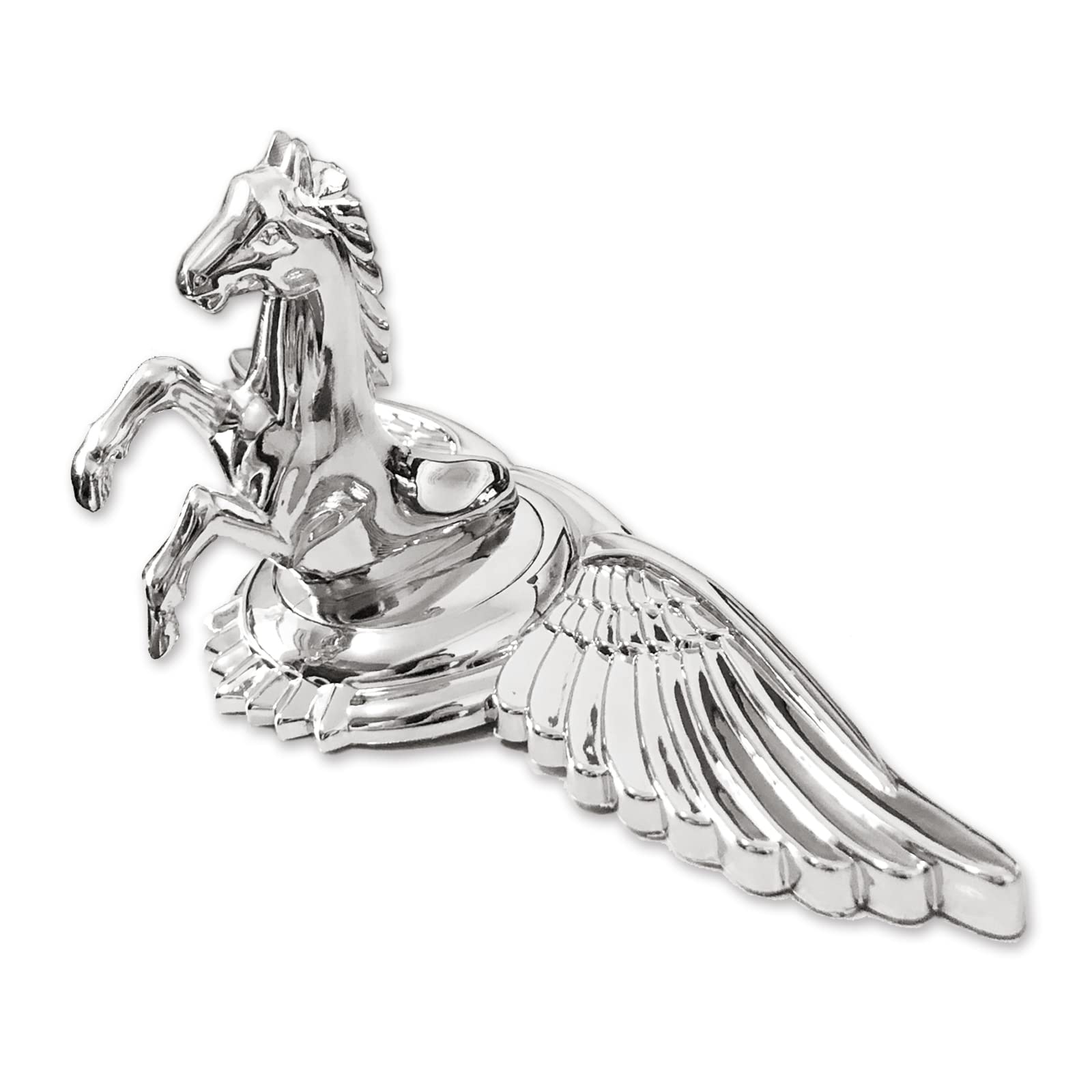 Winluu Wing Horse Chrome Emblem
